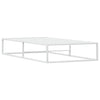 Stella Homewares Bed Frame without Mattress White 92x187 cm Single Metal
