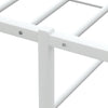 Stella Homewares Bed Frame without Mattress White 92x187 cm Single Metal