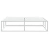 Stella Homewares Bed Frame without Mattress White 137x187 cm Double Metal