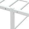 Stella Homewares Bed Frame without Mattress White 137x187 cm Double Metal