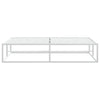 Stella Homewares Bed Frame without Mattress White 153x203 cm Queen Metal