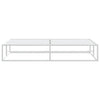 Stella Homewares Bed Frame without Mattress White 183x203 cm King Metal