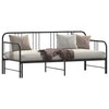 Stella Homewares Daybed with Trundle without Mattress Black 92x187 cm Single Metal