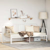 Stella Homewares Daybed with Trundle without Mattress White 92x187 cm Single Metal