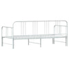 Stella Homewares Daybed with Trundle without Mattress White 92x187 cm Single Metal