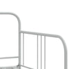 Stella Homewares Daybed with Trundle without Mattress White 92x187 cm Single Metal