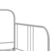 Stella Homewares Daybed with Trundle without Mattress White 92x187 cm Single Metal