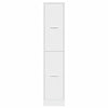 Stella Homewares Apothecary Cabinet White 30x41x144.5 cm Engineered Wood