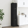 Stella Homewares Apothecary Cabinet Black 30x41x174.5 cm Engineered Wood