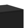Stella Homewares Apothecary Cabinet Black 40x41x174.5 cm Engineered Wood