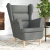 Stella Homewares Armchair Dark Grey 74x84x100 cm Fabric