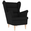 Stella Homewares Armchair Black 74x84x100 cm Fabric