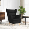 Stella Homewares Armchair Black 74x84x100 cm Fabric