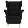 Stella Homewares Armchair Black 74x84x100 cm Fabric