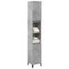 Stella Homewares Bathroom Cabinet Concrete Grey 30x30x190 cm Engineered Wood