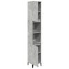Stella Homewares Bathroom Cabinet Concrete Grey 30x30x190 cm Engineered Wood