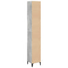 Stella Homewares Bathroom Cabinet Concrete Grey 30x30x190 cm Engineered Wood