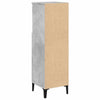 Stella Homewares Bathroom Cabinet Concrete Grey 30x30x100 cm Engineered Wood