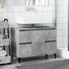 Stella Homewares Sink Cabinet Concrete Grey 80x33x60 cm Engineered Wood