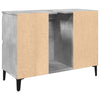 Stella Homewares Sink Cabinet Concrete Grey 80x33x60 cm Engineered Wood