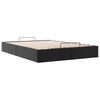 Stella Homewares Ottoman Storage Bed Frame without Mattress Black Double Faux Leather