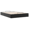 Stella Homewares Ottoman Storage Bed Frame without Mattress Black Queen Faux Leather