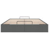 Stella Homewares Ottoman Storage Bed Frame without Mattress Dark Grey Double Fabric
