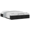 Stella Homewares Ottoman Storage Bed Frame without Mattress Black Queen Fabric