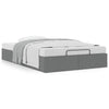 Stella Homewares Ottoman Storage Bed Frame without Mattress Dark Grey King Single Fabric