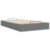 Stella Homewares Ottoman Storage Bed Frame without Mattress Dark Grey King Single Fabric
