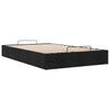 Stella Homewares Ottoman Storage Bed Frame without Mattress Black King Single Fabric