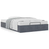 Stella Homewares Ottoman Storage Bed Frame No Mattress Dark Grey King Single Velvet