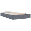 Stella Homewares Ottoman Storage Bed Frame No Mattress Dark Grey King Single Velvet