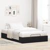 Stella Homewares Ottoman Storage Bed Frame No Mattress Black King Single Velvet