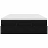Stella Homewares Ottoman Bed with Mattress Black Queen Velvet