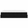 Stella Homewares Ottoman Bed with Mattress Black Queen Velvet