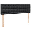 Stella Homewares Ottoman Bed with Mattress Black Queen Faux Leather