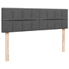 Stella Homewares Ottoman Bed with Mattress Dark Grey Double Fabric