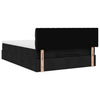 Stella Homewares Ottoman Bed with Mattress Black Queen Fabric