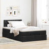Stella Homewares Ottoman Bed with Mattress Black King Single Fabric