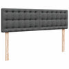 Stella Homewares Ottoman Bed with Mattress Dark Grey Queen Fabric