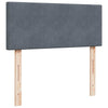 Stella Homewares Ottoman Bed with Mattress Dark Grey King Single Velvet