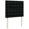Stella Homewares Ottoman Bed with Mattress Black King Single Faux Leather