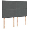Stella Homewares Ottoman Bed with Mattress Dark Grey Double Fabric