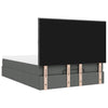 Stella Homewares Ottoman Bed with Mattress Dark Grey Queen Fabric