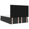 Stella Homewares Ottoman Bed with Mattress Black Queen Fabric