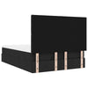 Stella Homewares Ottoman Bed with Mattress Black Queen Fabric