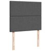 Stella Homewares Ottoman Bed with Mattress & LEDs Dark Grey King Single Fabric