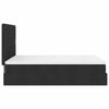 Stella Homewares Ottoman Bed with Mattress & LEDs Black Queen Fabric