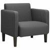Stella Homewares Sofa Chair with Armrests Dark Grey 54 cm Corduroy Fabric